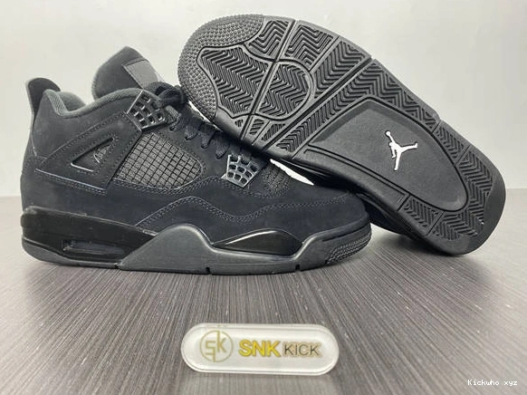 CU1110- Cat 4 Retro 3854 MoistureWicking Black Jordan 1027